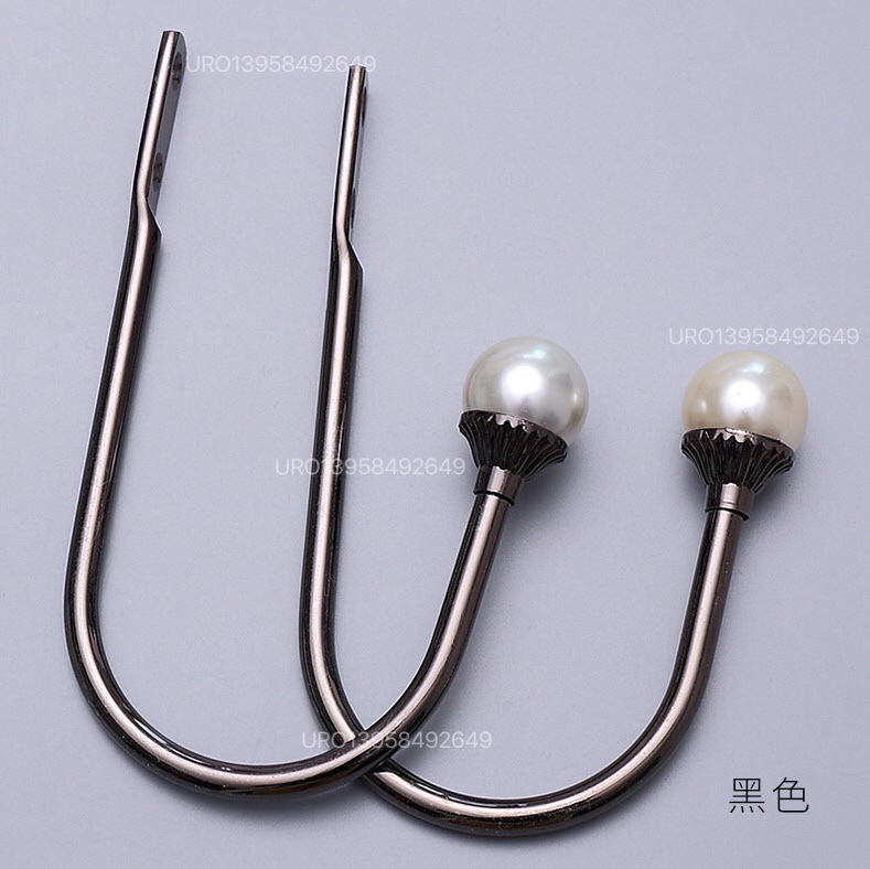 Crystal and  Pearl Curtain Tieback Hook Curtain 详情图4