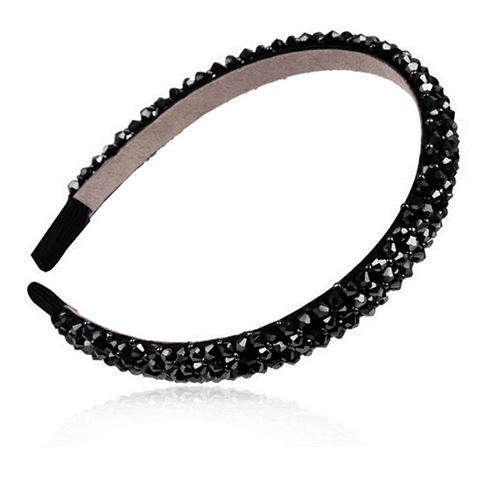 FLY1616 Korean Crystal Headband Face Wash Headband Adult Child Headband Cute fringe student hairpin Headband Female Headband