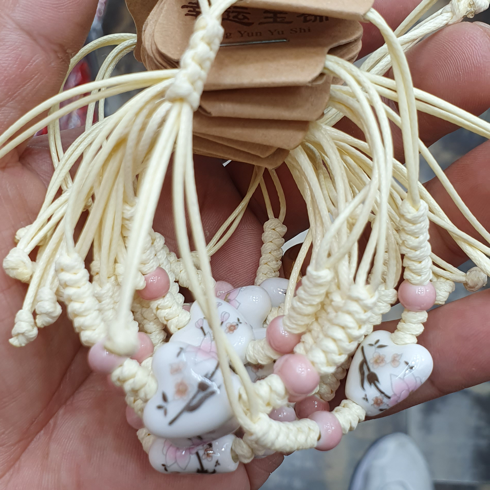 天然时尚（陶瓷）男女款手链护身简约古风纯手工 编织17