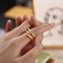 玉珠-069戒指女精致小巧高级感时尚个性简约轻奢方戒小众设计冷淡风食指环图