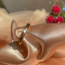 New Year's God of War! I'm willing to pay! French vintage minimalist diamond ring