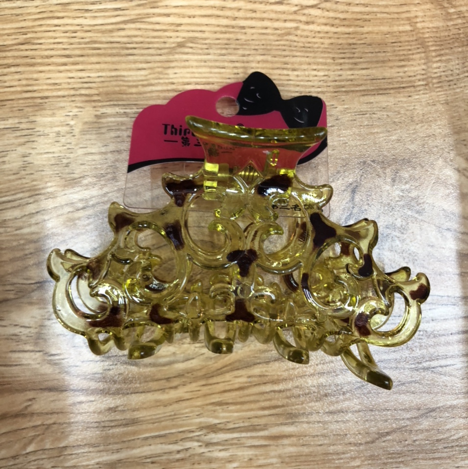 时尚休闲气质高雅成人简约大气踩不断透明爪夹