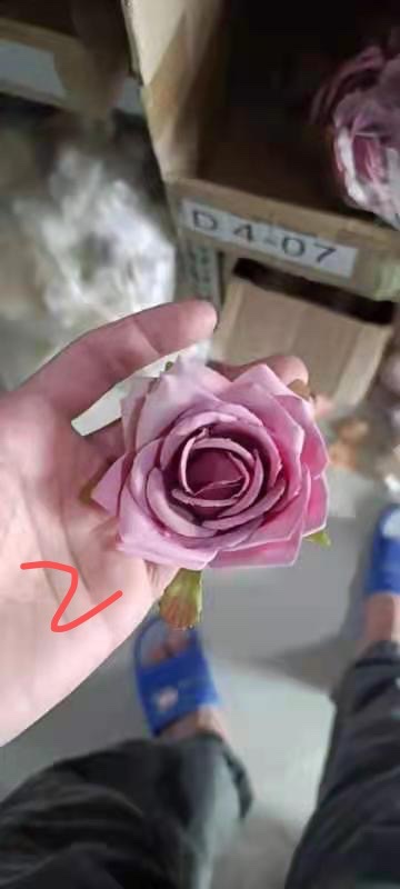 仿真花细节图