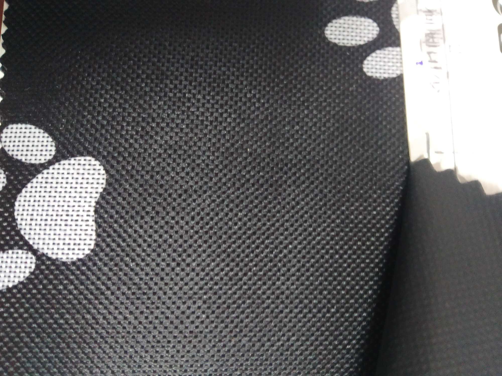 TY---033-3  600D印花宠物系列   2#狗脚印少细节图