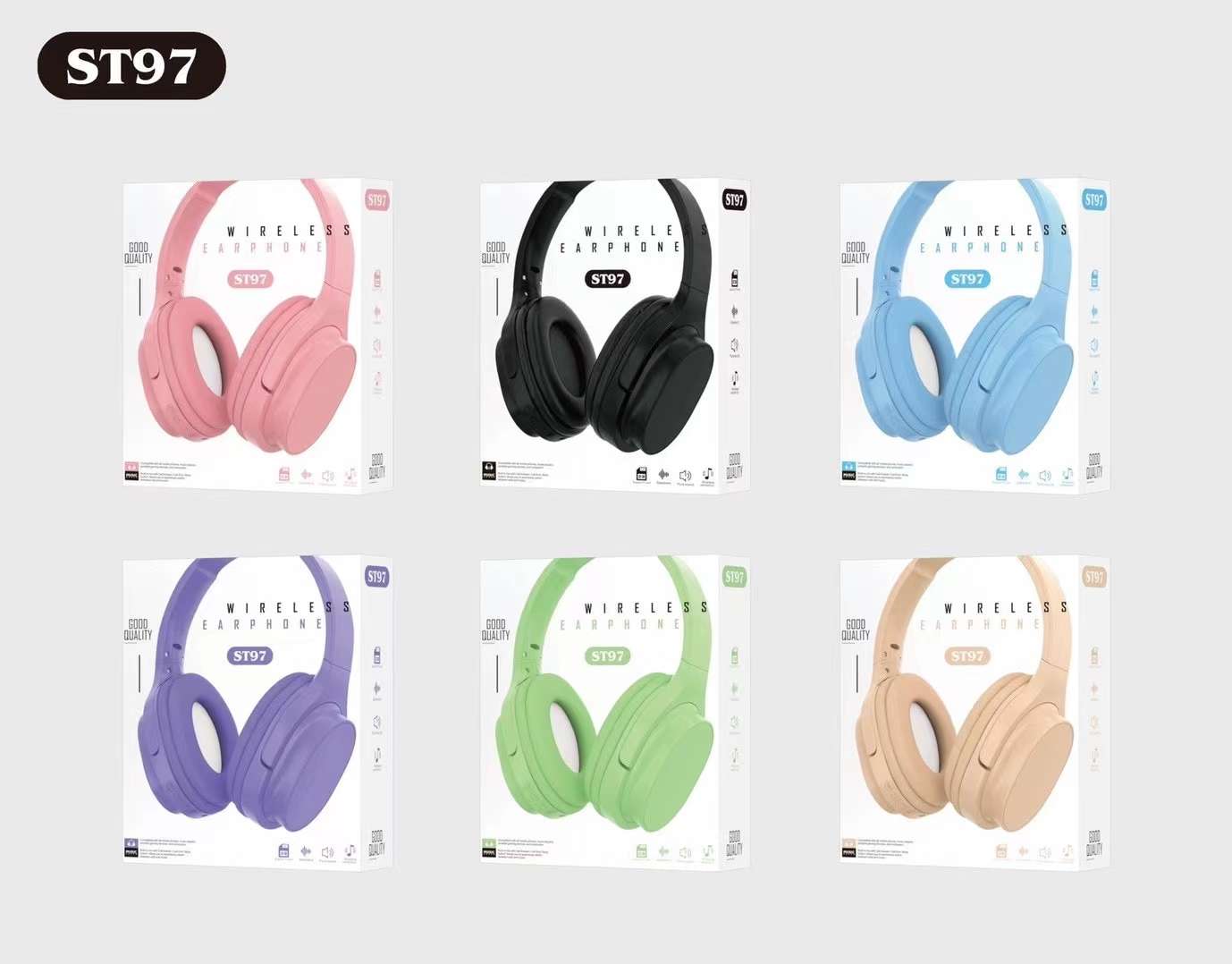 Кантонские наушники sogo, беспроводные bluetooth на головах ST97 pic 8