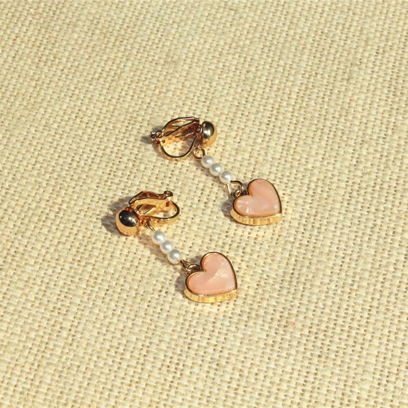Long tassel earring clip style Korean feminine earrings and pendants without ear holes 1 detail image 2