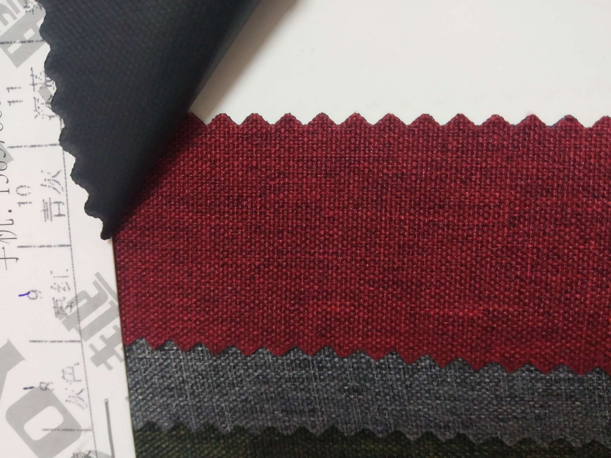 TY-- 036 3*3 matte Little Dragon Dance pvc 9# Jujube red Specification image