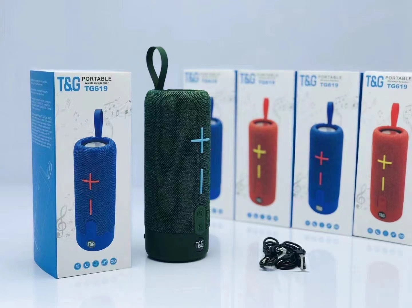TG6191200Mah/5W*2/363G/50 PCS Features: Bluetooth 5.0/FM/USB/TF/AUX/TWS detail image 4