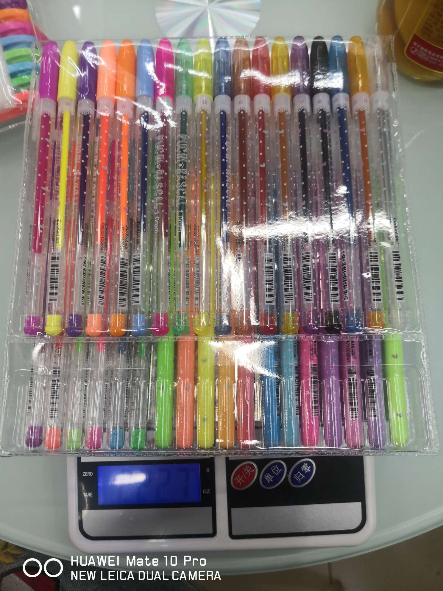 Yiwu Boyang Pen and Ink Products Store, HG6119-36 color PP bag packaging, flash pen, highlighter pen, pink pen details Picture