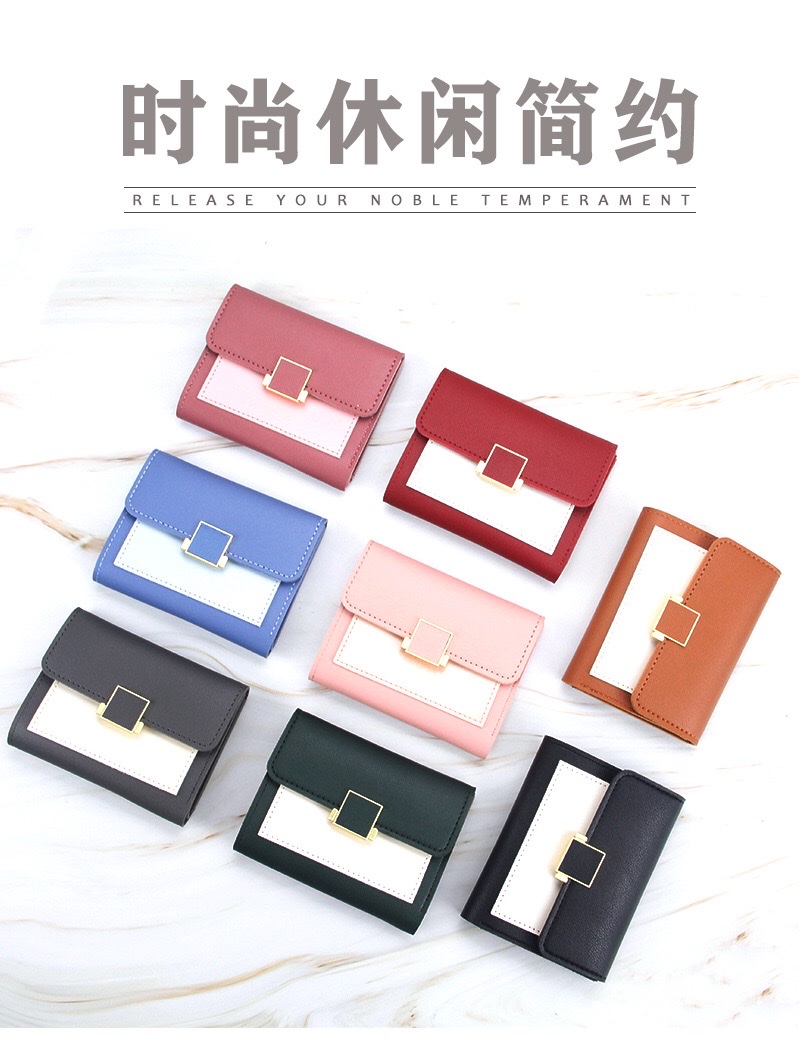 新款女士钱包多功能多卡位女士钱包手拿包钱夹简约女士长款钱包 详情图1