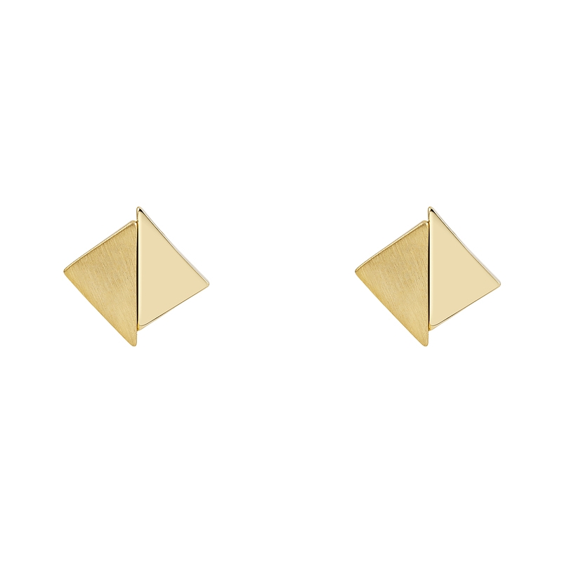 2021 New trendy stud earrings Net Red Stud earrings Cold Wind earrings diamond Stud earrings 1