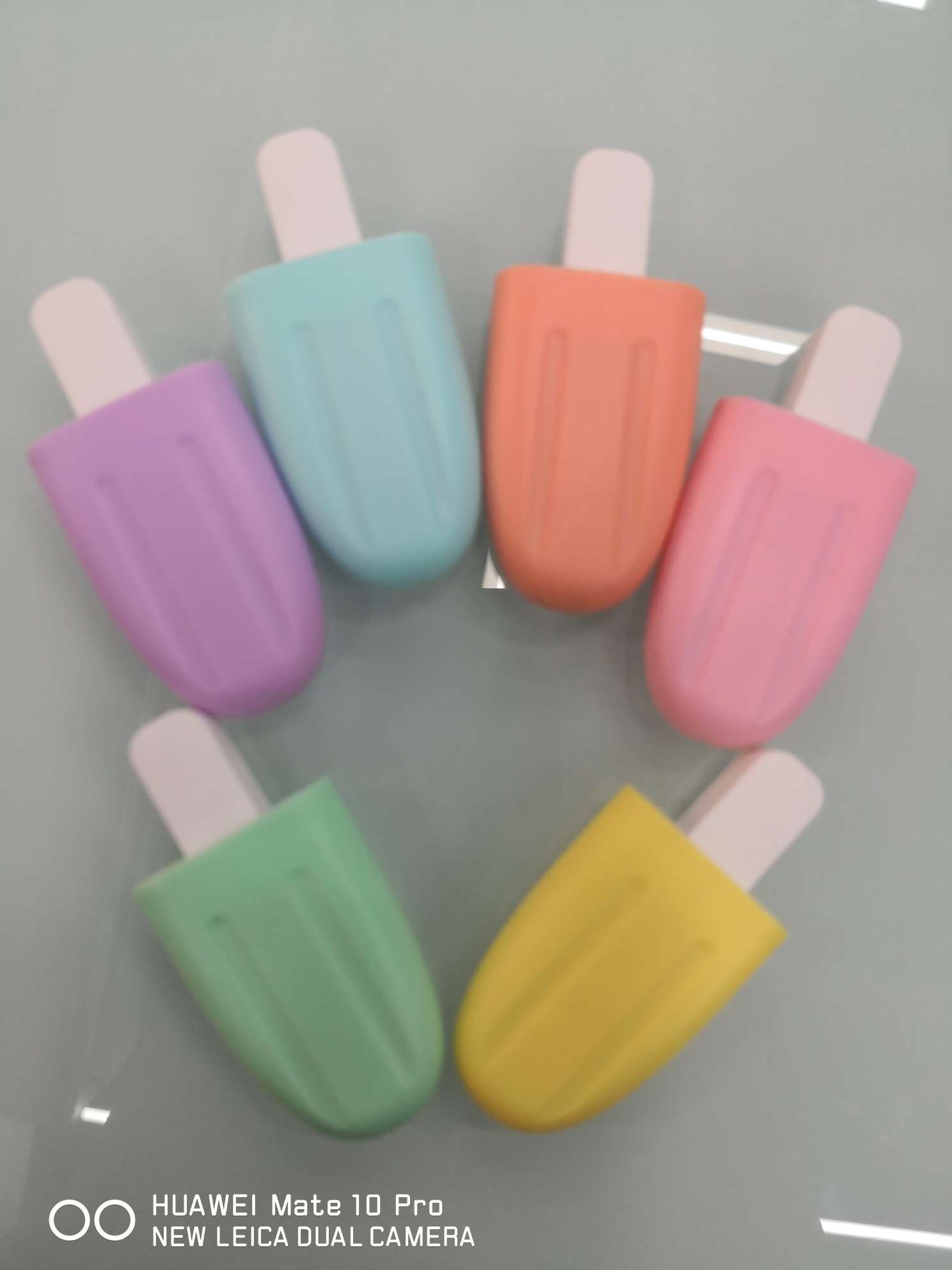 Yiwu Boyang Pen and Ink Products Store M-815-6 ice cream highlighter in PVC bags details Picture