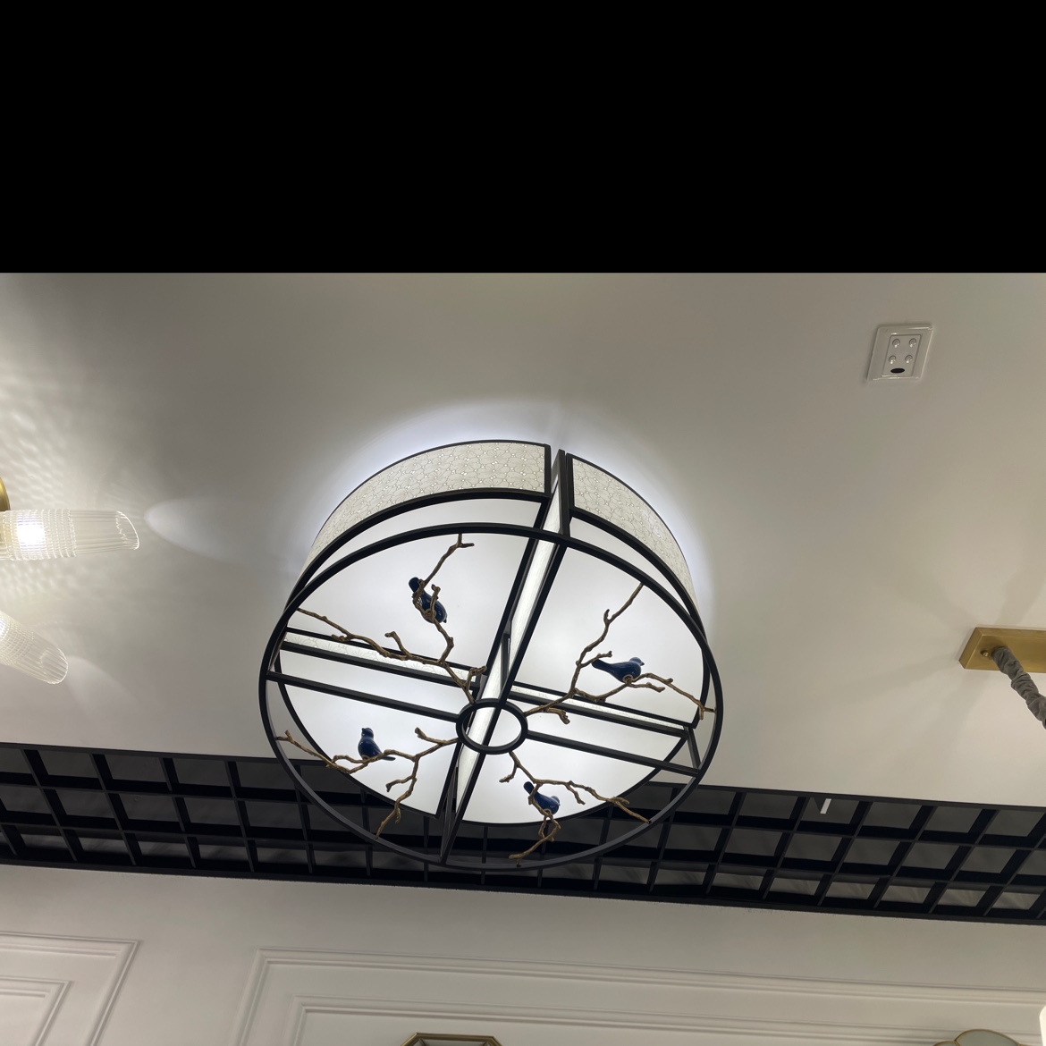 现代简约客厅灯北欧吸顶灯具智能家用套餐卧室灯式新中式吸顶灯1