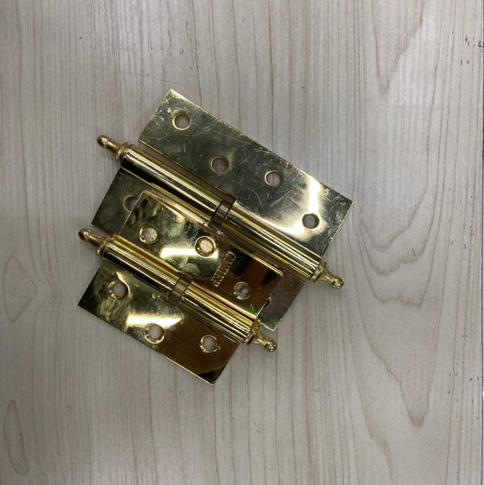 1507 3-inch detachable crown head hinge 3*2.5*2.5mm*1BB imitation gold