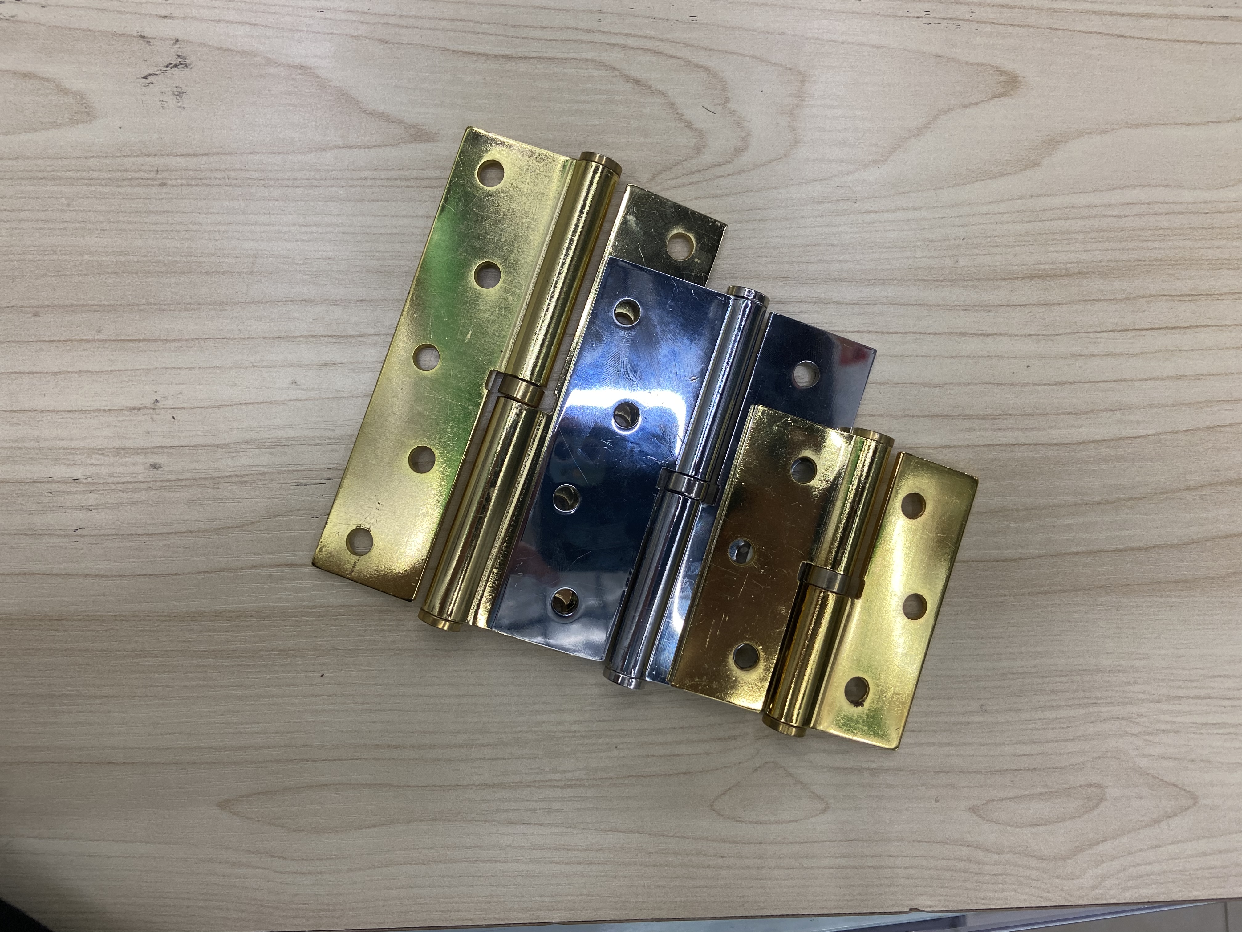 1505 5-inch detachable hinge 5*3*2.5mm *1BB 120*72mm imitation gold details Picture