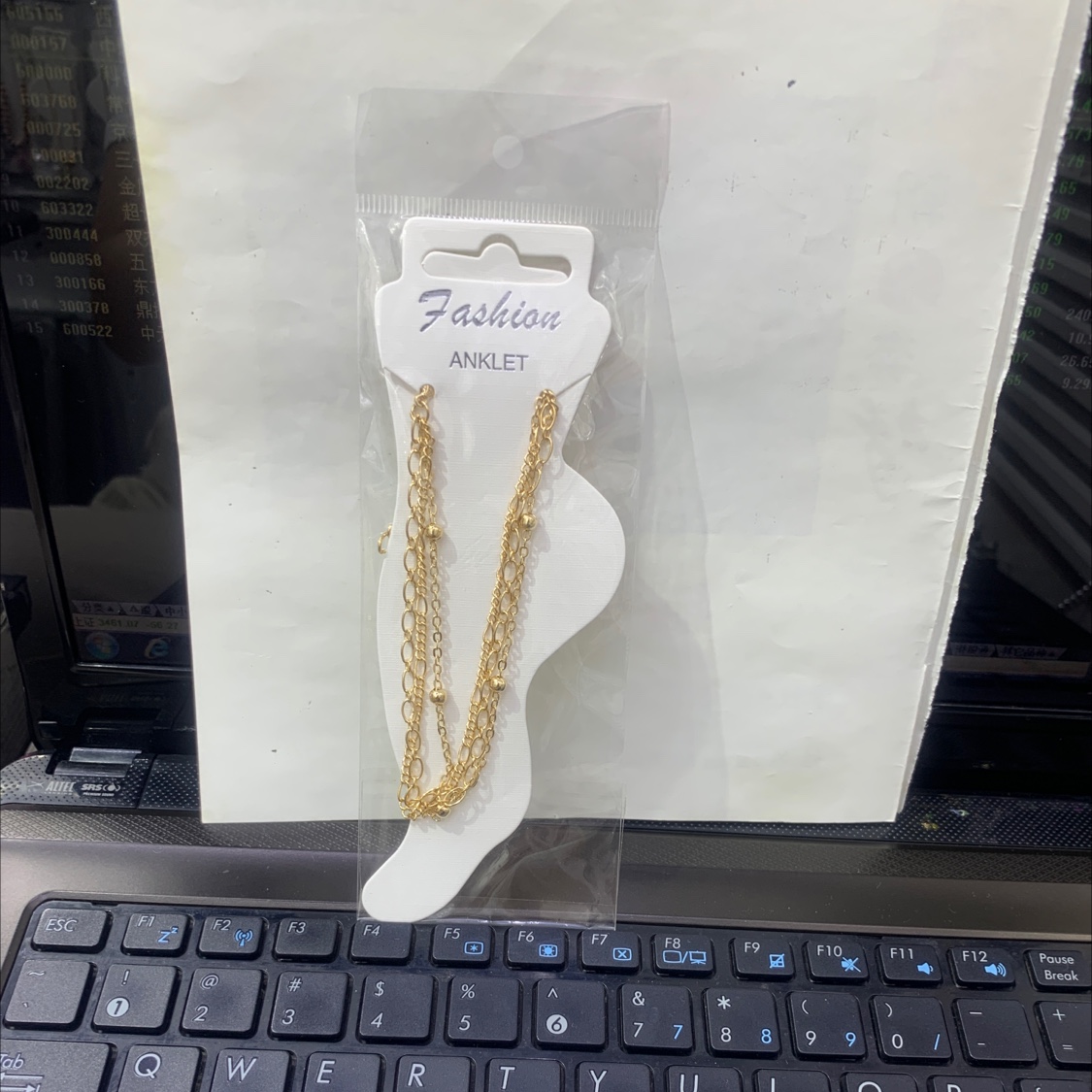 原创设计简约森系气质高雅大方时尚潮流网红款脚链808