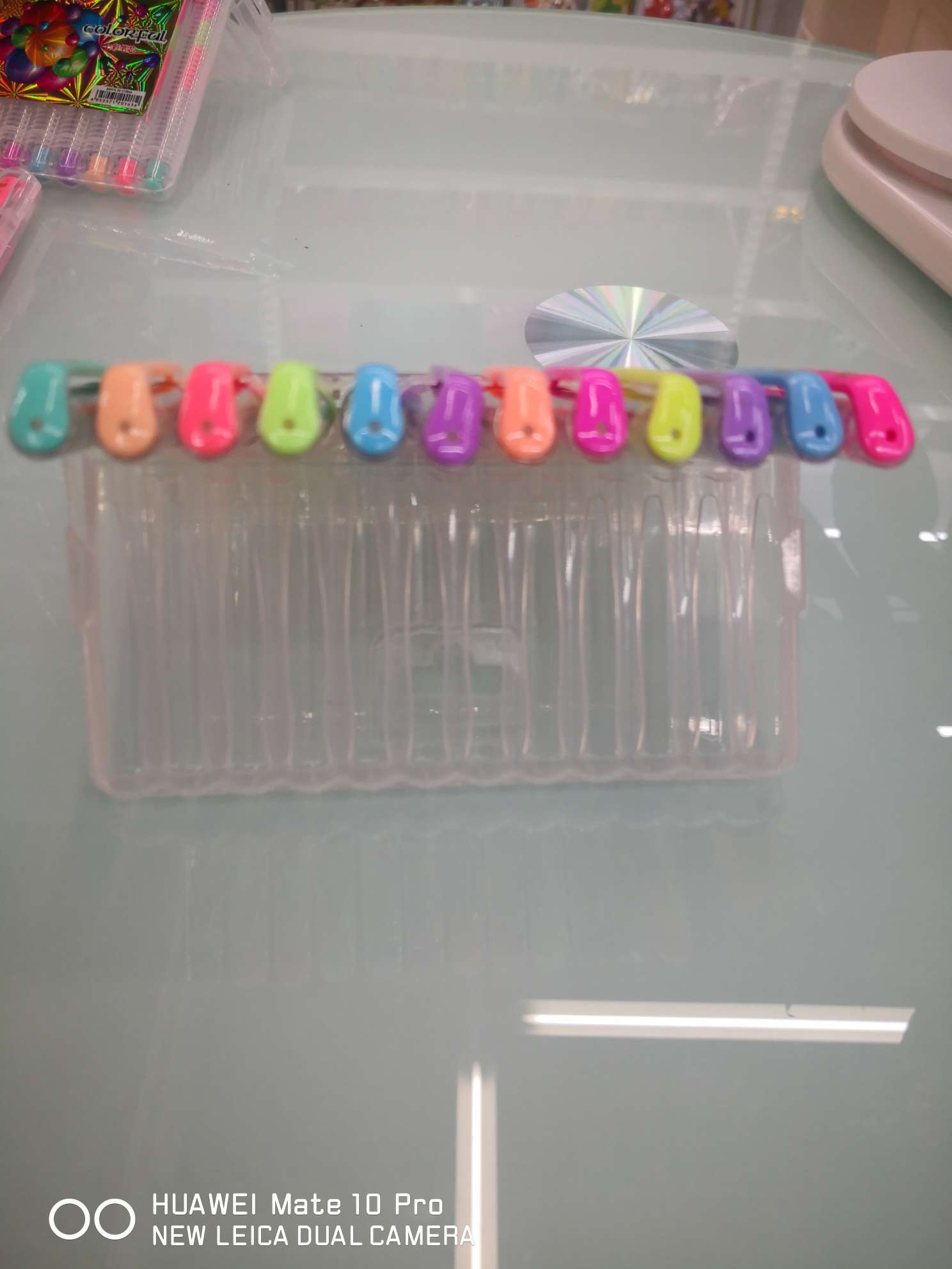 Yiwu Boyang Pen and Ink Supplies Store, 009STP - 12-color flip-top box packaging, seven-color highlighters. Specification image