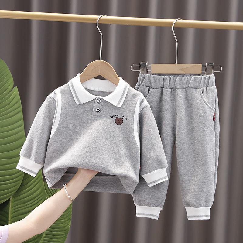 Осенний костюм для мальчиков 2021 года, новый костюм для красавчика 1-3 лет и 5 - летний мальчик чунчо details Picture