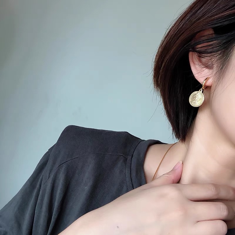 High-end ear clips, no ear piercings, earrings, ear loops, ear clip-on earrings, Jieya steel jewelry Specification image