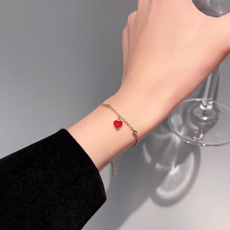 Energetic girl sentiment fashion trend love 💓 must-have bracelet for couples