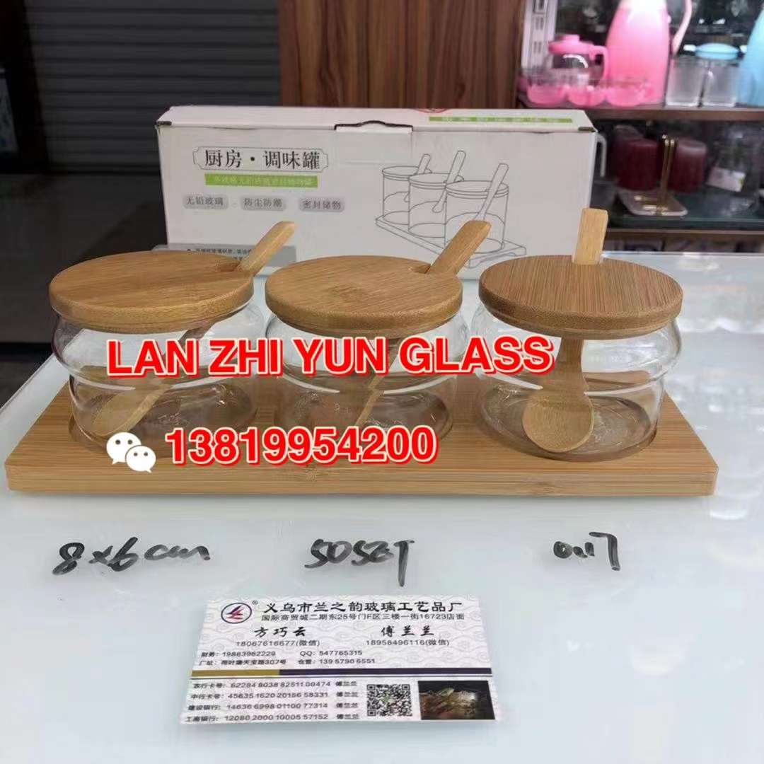 Glass water bottle set details Picture