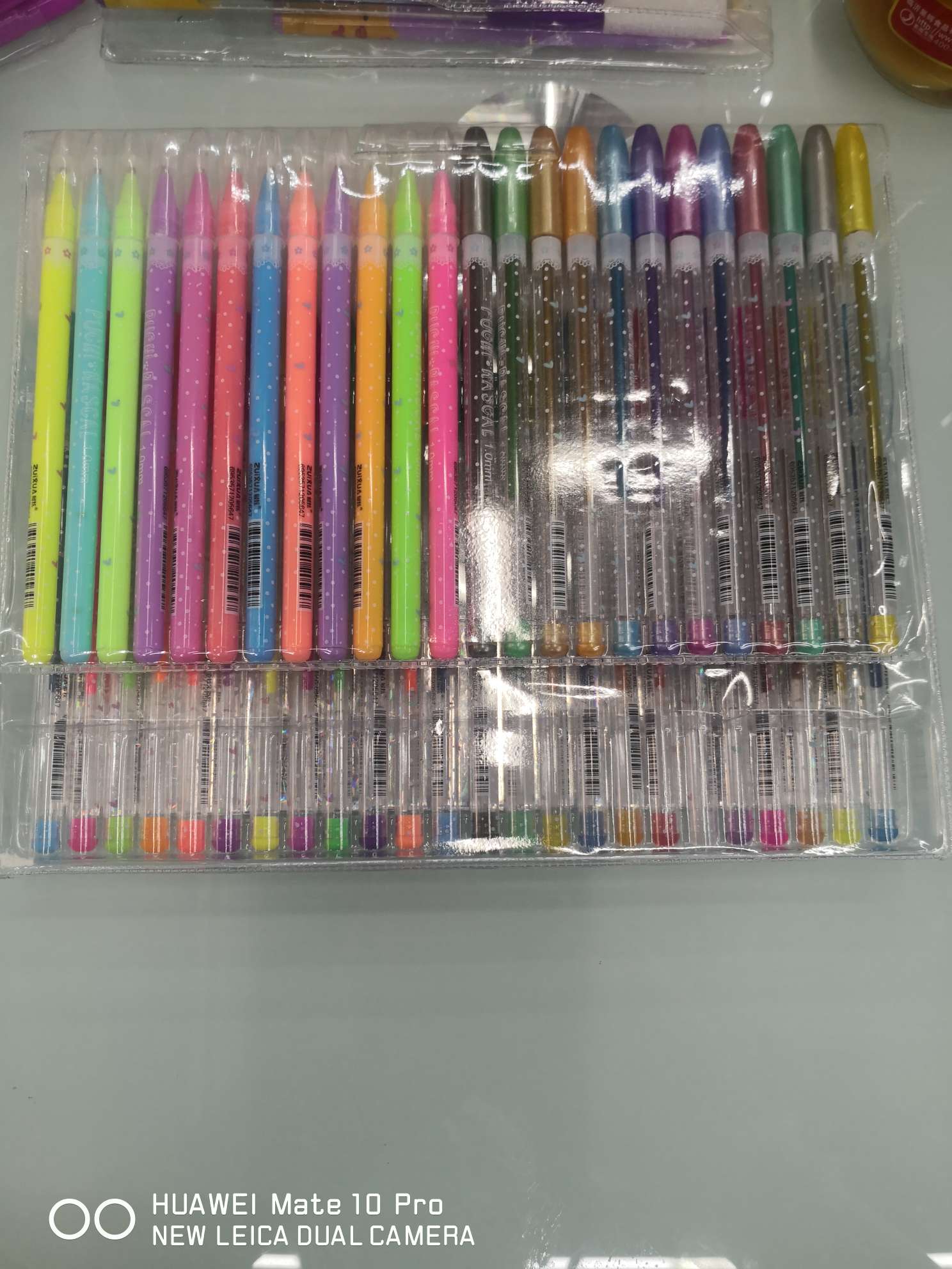 Yiwu Boyang Pen and Ink Supplies Store, HG6119-48 color glitter pens, highlighters, pink pens, metal pens details Picture