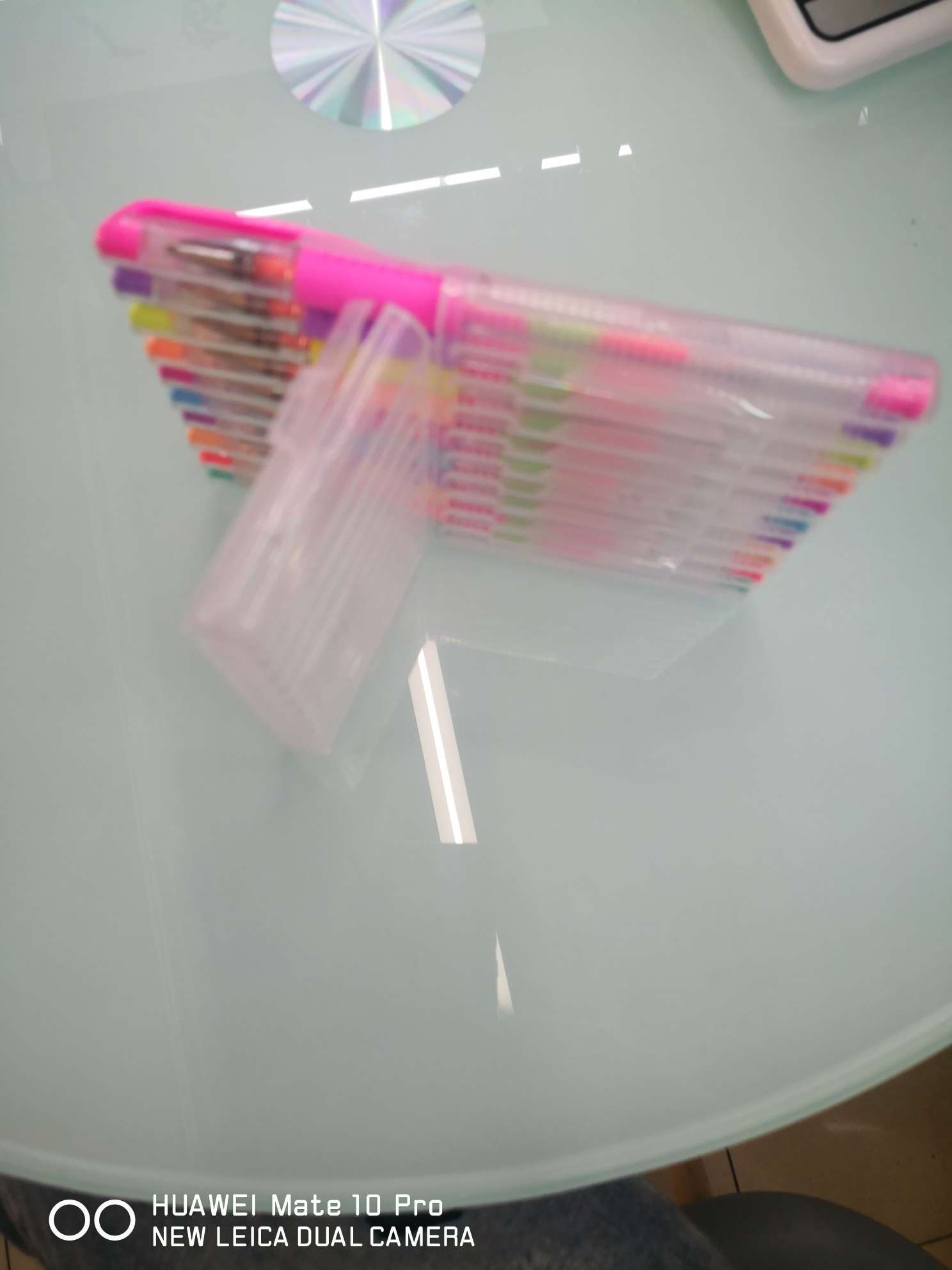 Yiwu Boyang Pen and Ink Supplies Merchant, 009STP - 10-color flip-top box packaging, seven-color highlighters. details Picture