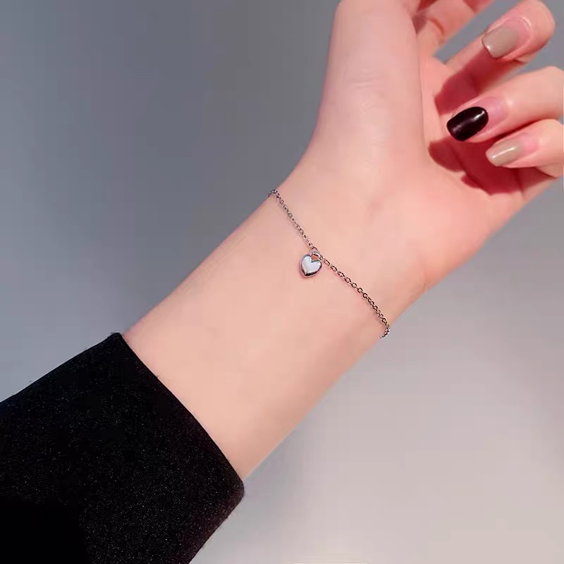 Ladylike, high-quality, heart-shaped Korean version new adjustable length bracelet Application Scenario