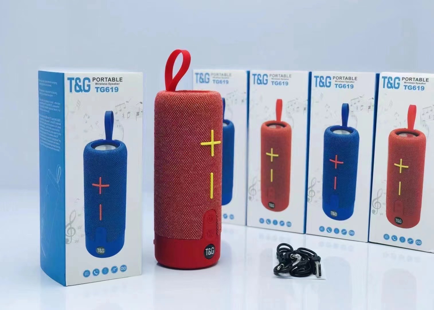 TG6191200Mah/5W*2/363G/50 PCS Features: Bluetooth 5.0/FM/USB/TF/AUX/TWS Application Scenario