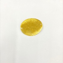 XH04335 Solid curved ellipse two sides pull sand two holes