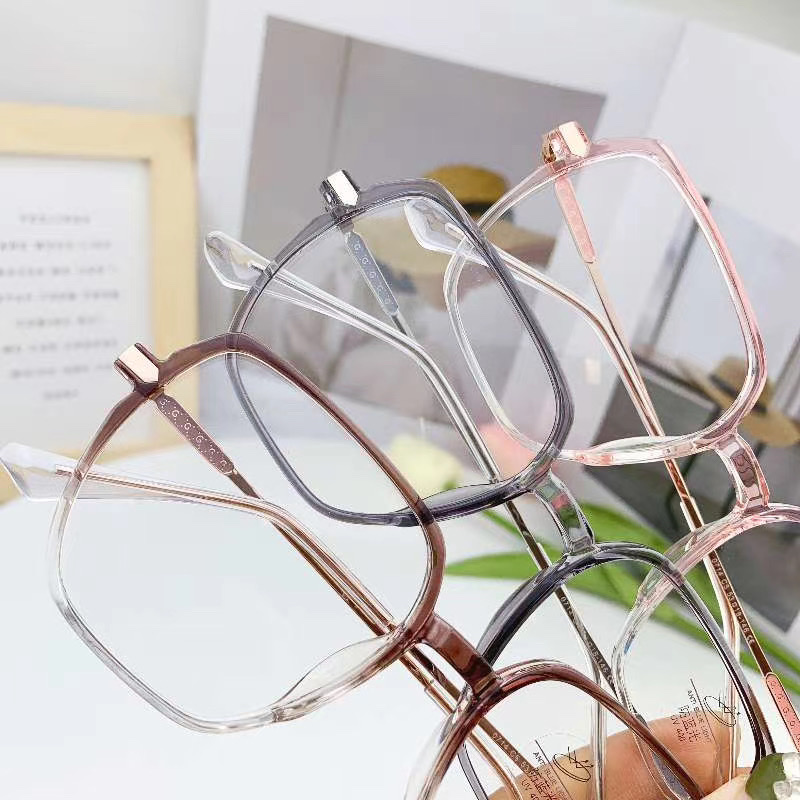 0714 近视眼镜女有度数可配超轻黑框大框素颜神器透明眼睛镜框大脸显瘦详情图3