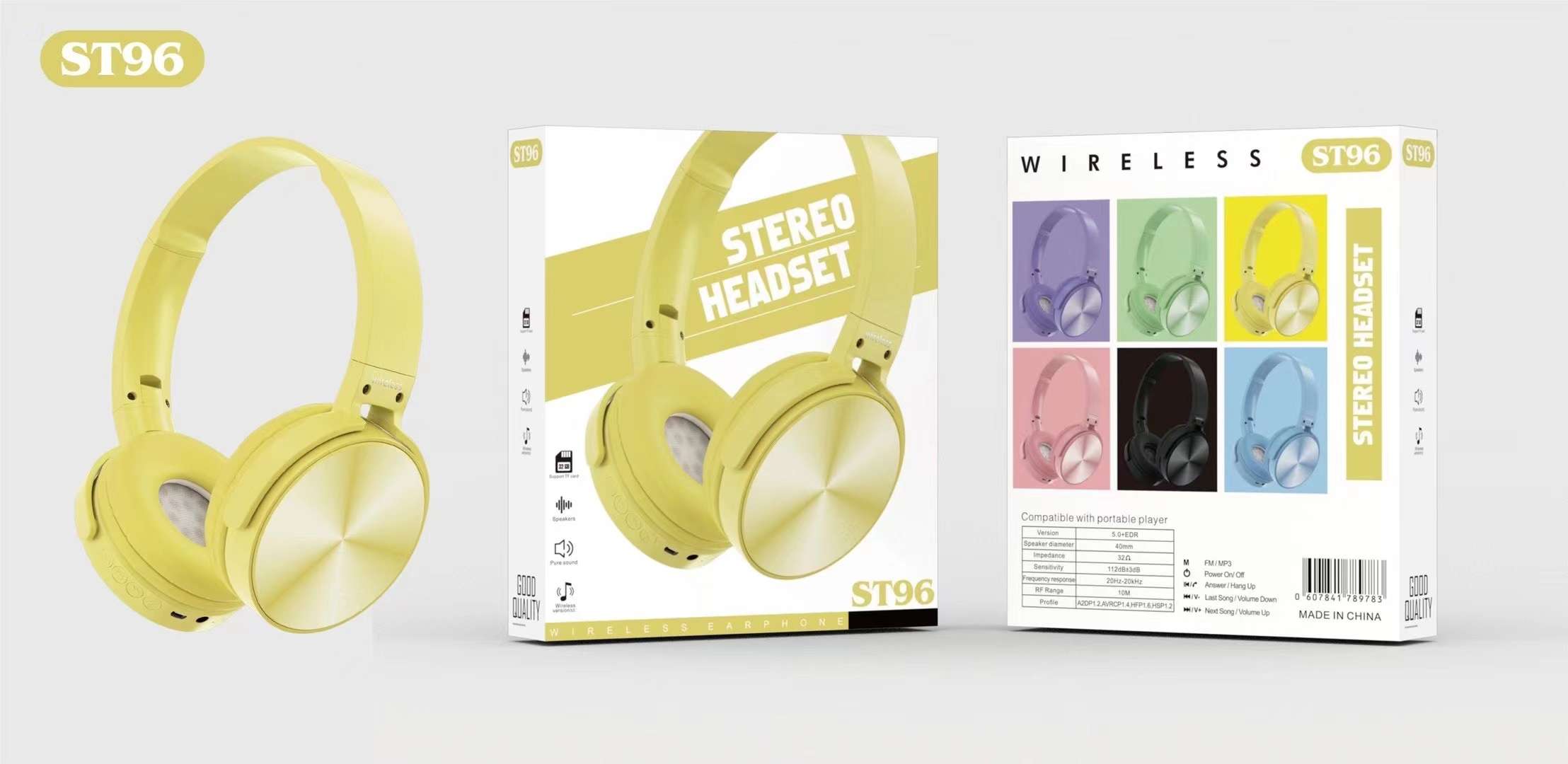 Guangdong Sogo ST96 Wireless Bluetooth Headphones for over-ear Application Scenario
