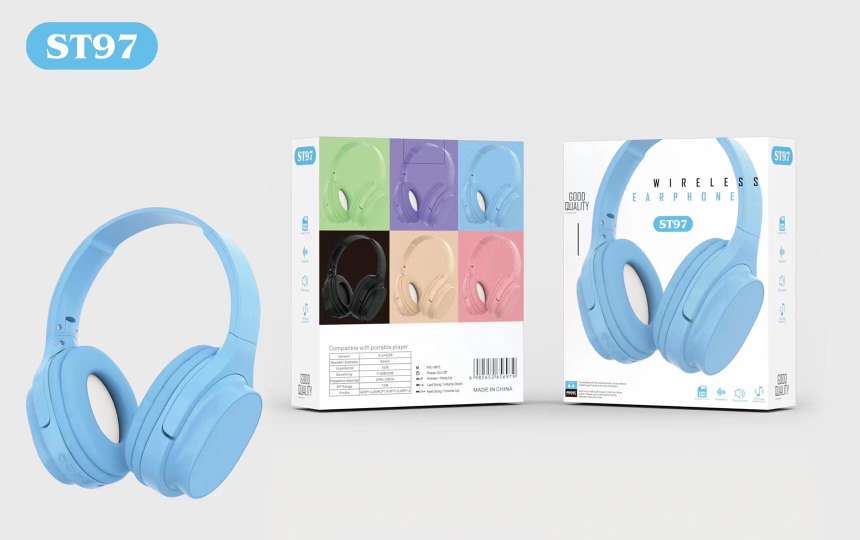 Guangdong Sogo headphones, ST97 over-ear wireless Bluetooth headphones Specification image