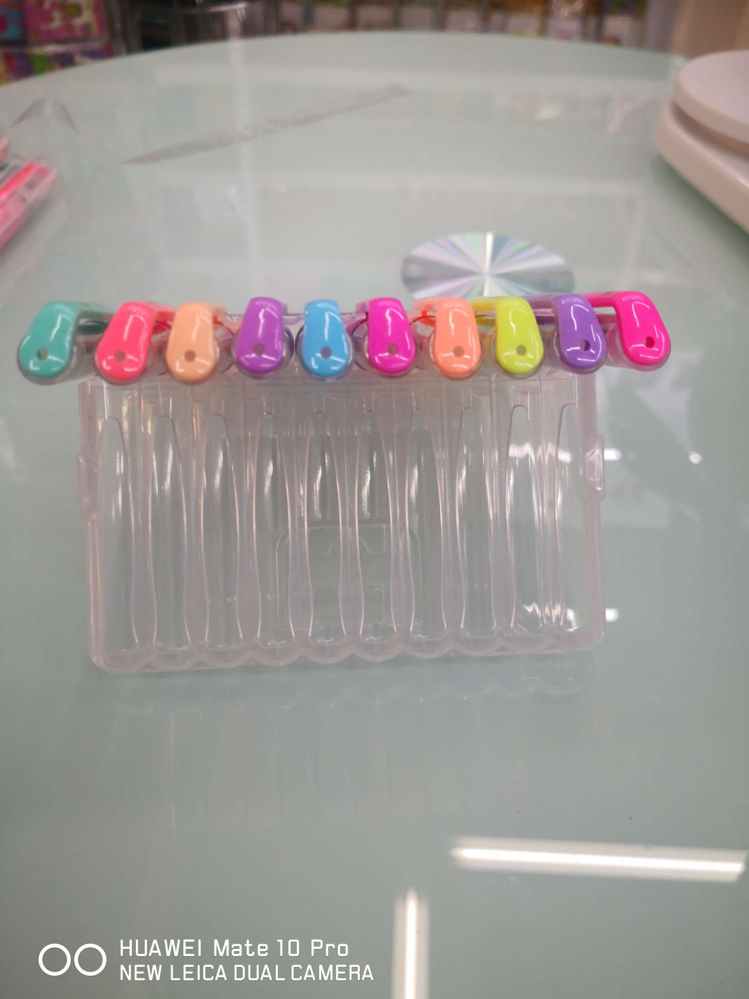 Yiwu Boyang Pen and Ink Supplies Merchant, 009STP - 10-color flip-top box packaging, seven-color highlighters. Specification image