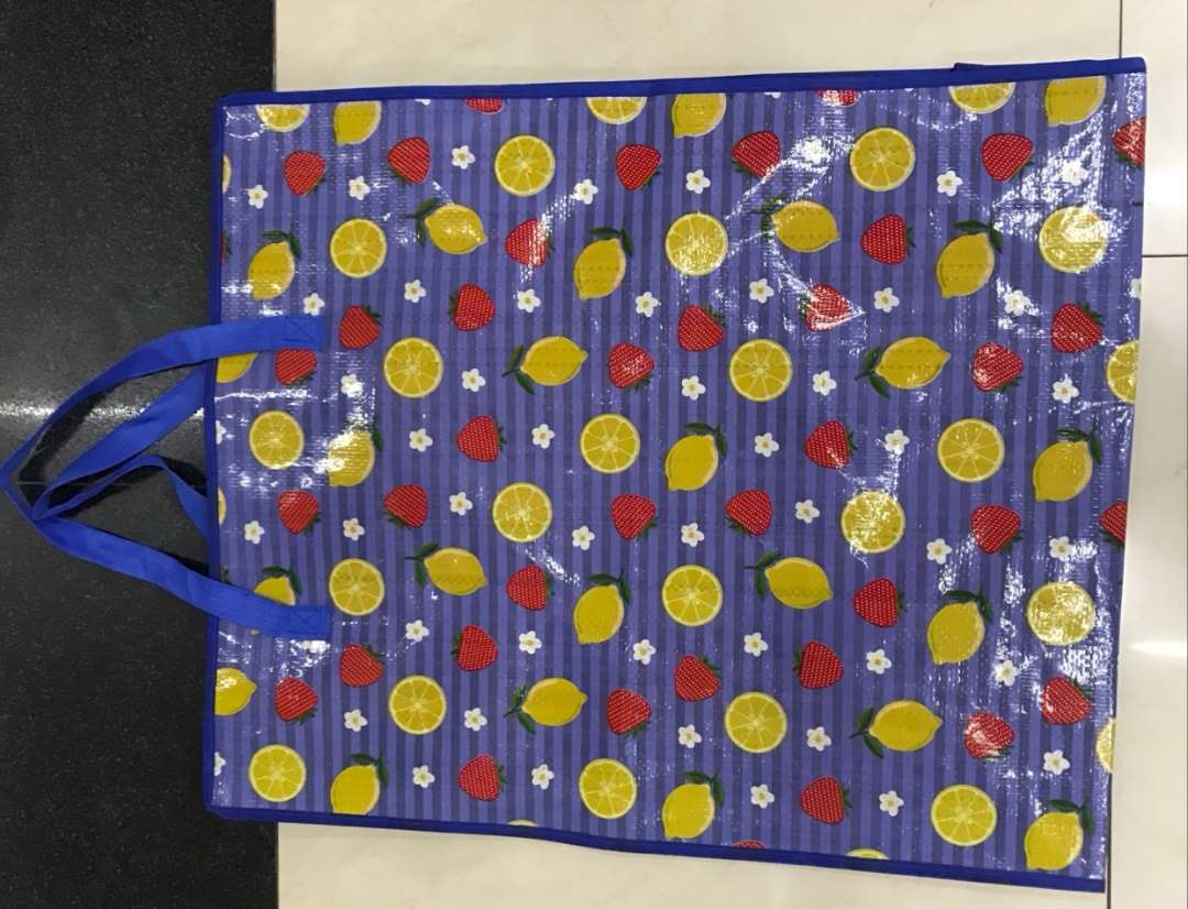 18 Woven bags factory direct sales, various patterns, moving clothes packing bags, quilt storage bags, waterproof and moisture-proof luggage bags, large moving bags, mini bags detail image 3