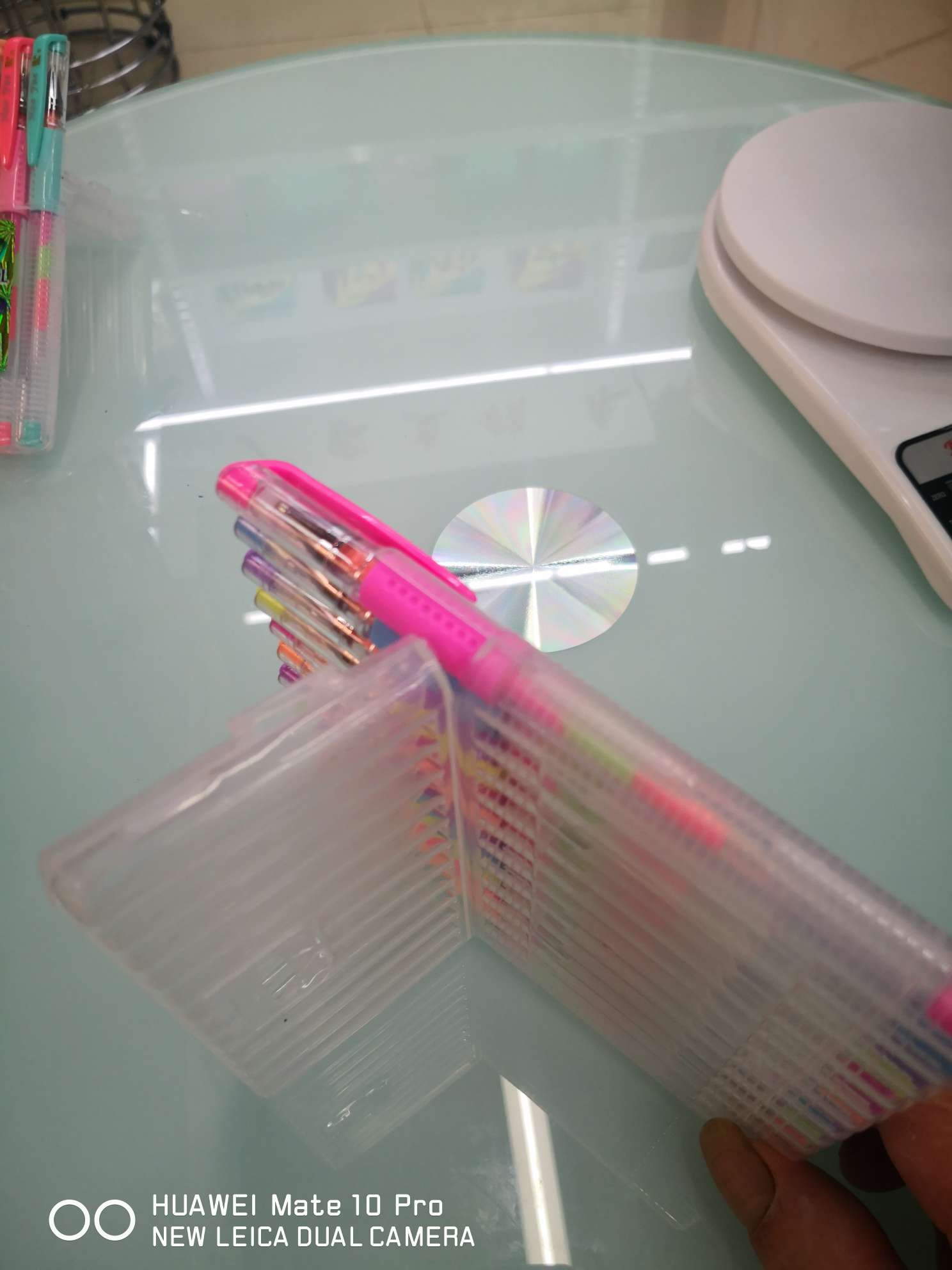 Yiwu Boyang Pen and Ink Supplies Store, 009STP - 12-color flip-top box packaging, seven-color highlighters. details Picture