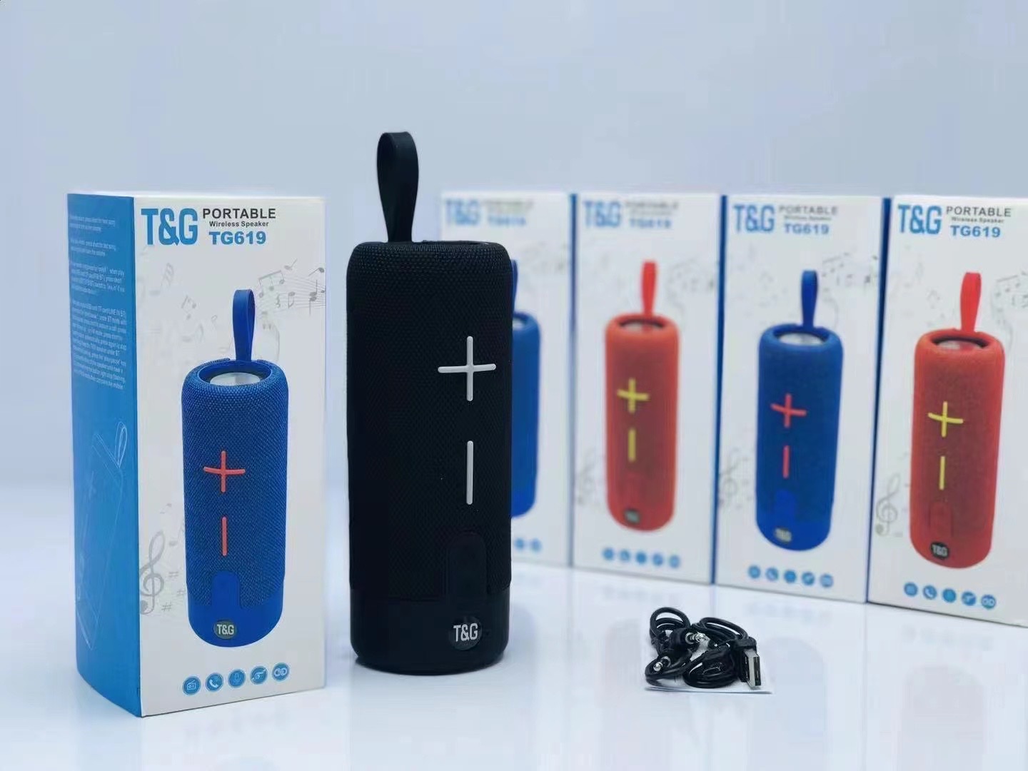 TG6191200Mah/5W*2/363G/50 PCS Features: Bluetooth 5.0/FM/USB/TF/AUX/TWS detail image 5