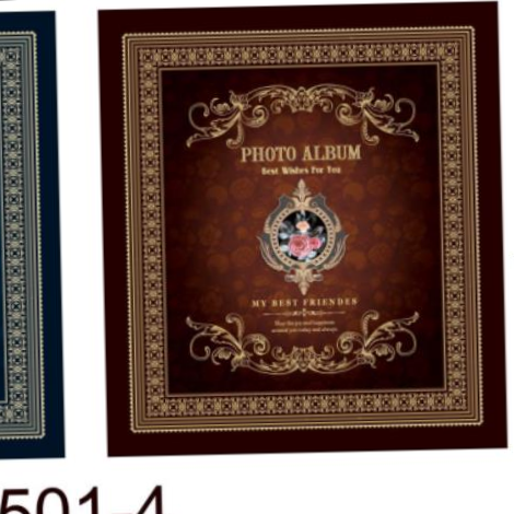 Chung Jin Gift Box 6 Inches 500 Antique Family Photo Album Large Capacity Family Photo Album Inserts