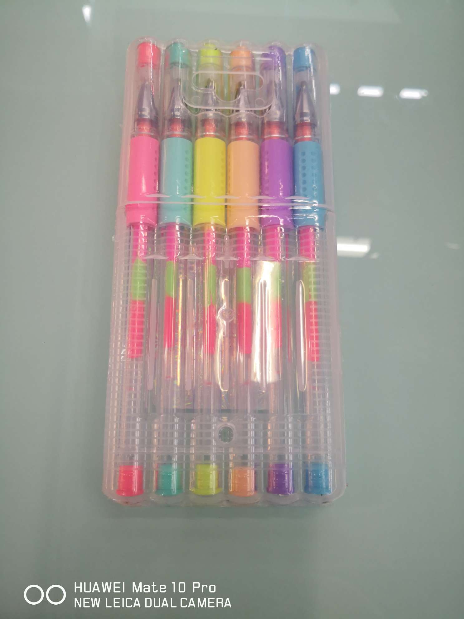 Yiwu Boyang Pen and Ink Supplies Store, 009STP - 6 colors, flip-top box packaging, seven-color highlighters. Specification image