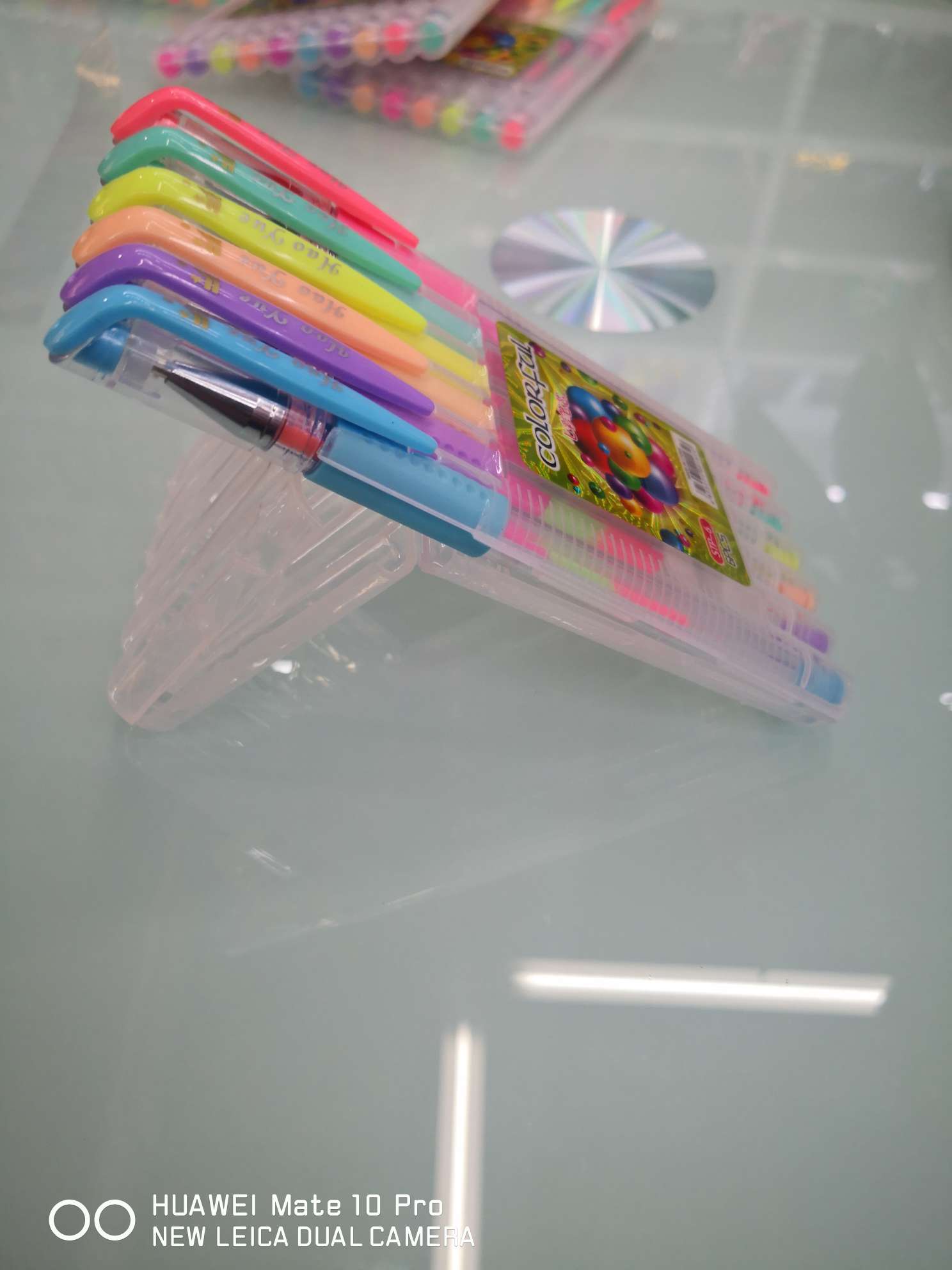 Yiwu Boyang Pen and Ink Supplies Store, 009STP - 6 colors, flip-top box packaging, seven-color highlighters. Item Picture