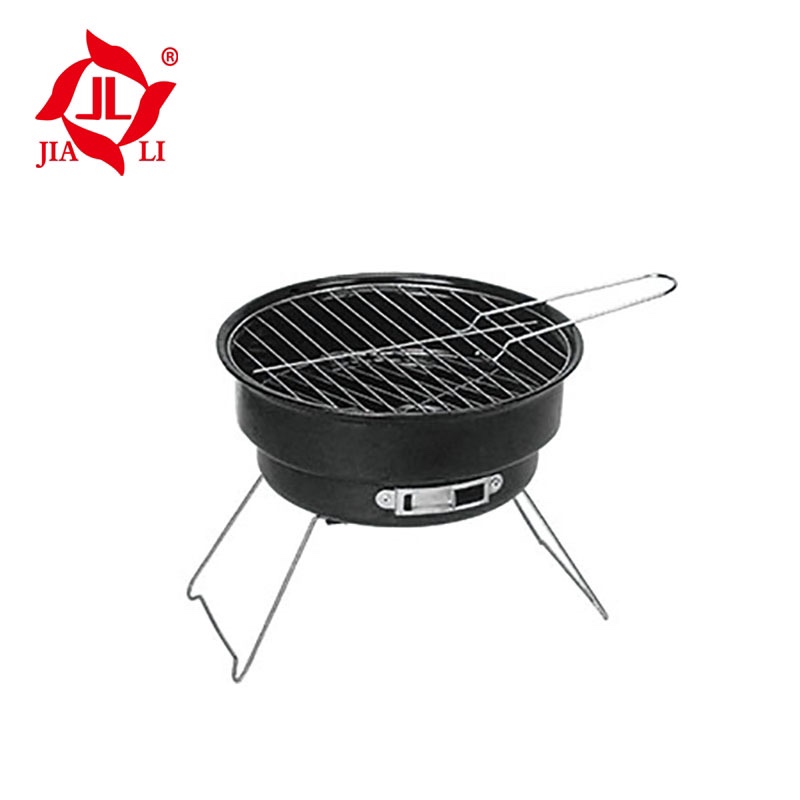 BBQ grill 圆形烧烤炉 便携式可拆卸烧烤炉 户外室内便携式烧烤炉