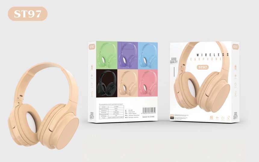 Guangdong Sogo headphones, ST97 over-ear wireless Bluetooth headphones details Picture