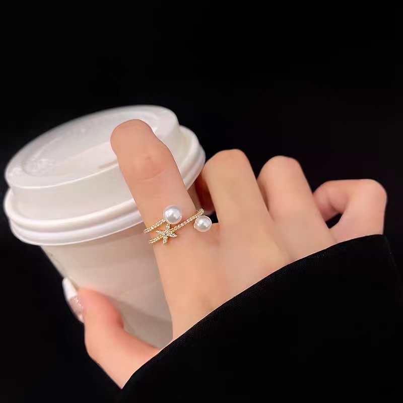 A new exquisite ring from Dongdaemun, South Korea, which is versatile and fashionable Application Scenario