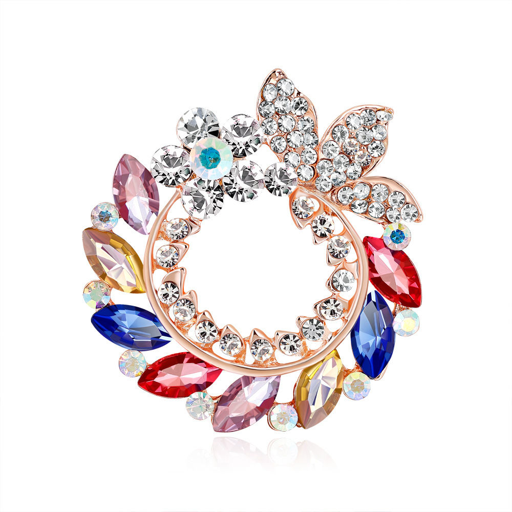 t shirt buckle corner knot buckle Korean version of high-grade brooch women with hem decorative silk scarf buckle clip 3