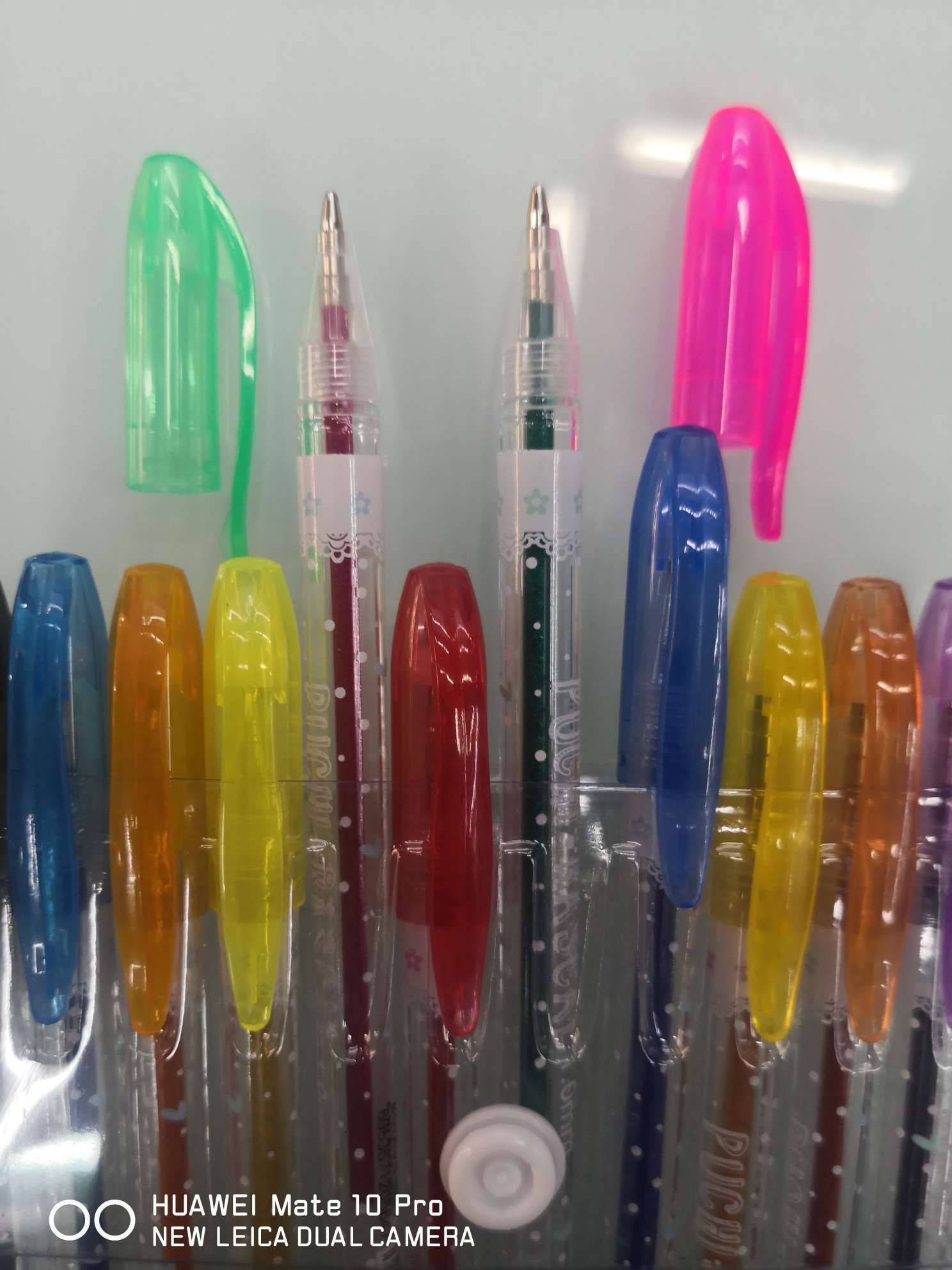 Yiwu City, Boyang Pen and Ink Supplies Store, HG6119-12 color PVC bag packaged flash pen Item Picture