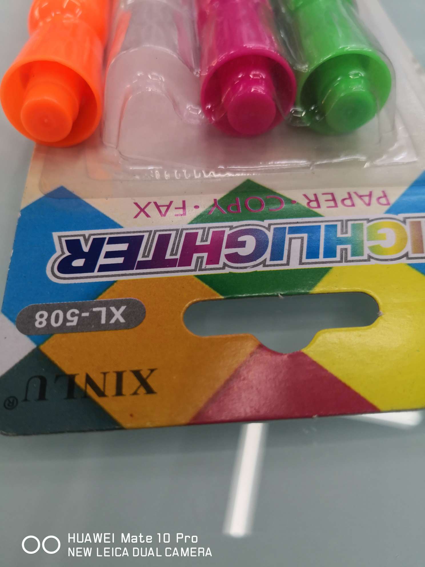 Three XL-508-3 highlighters from Yiwu Boyang Pen and Ink Supplies Store Specification image