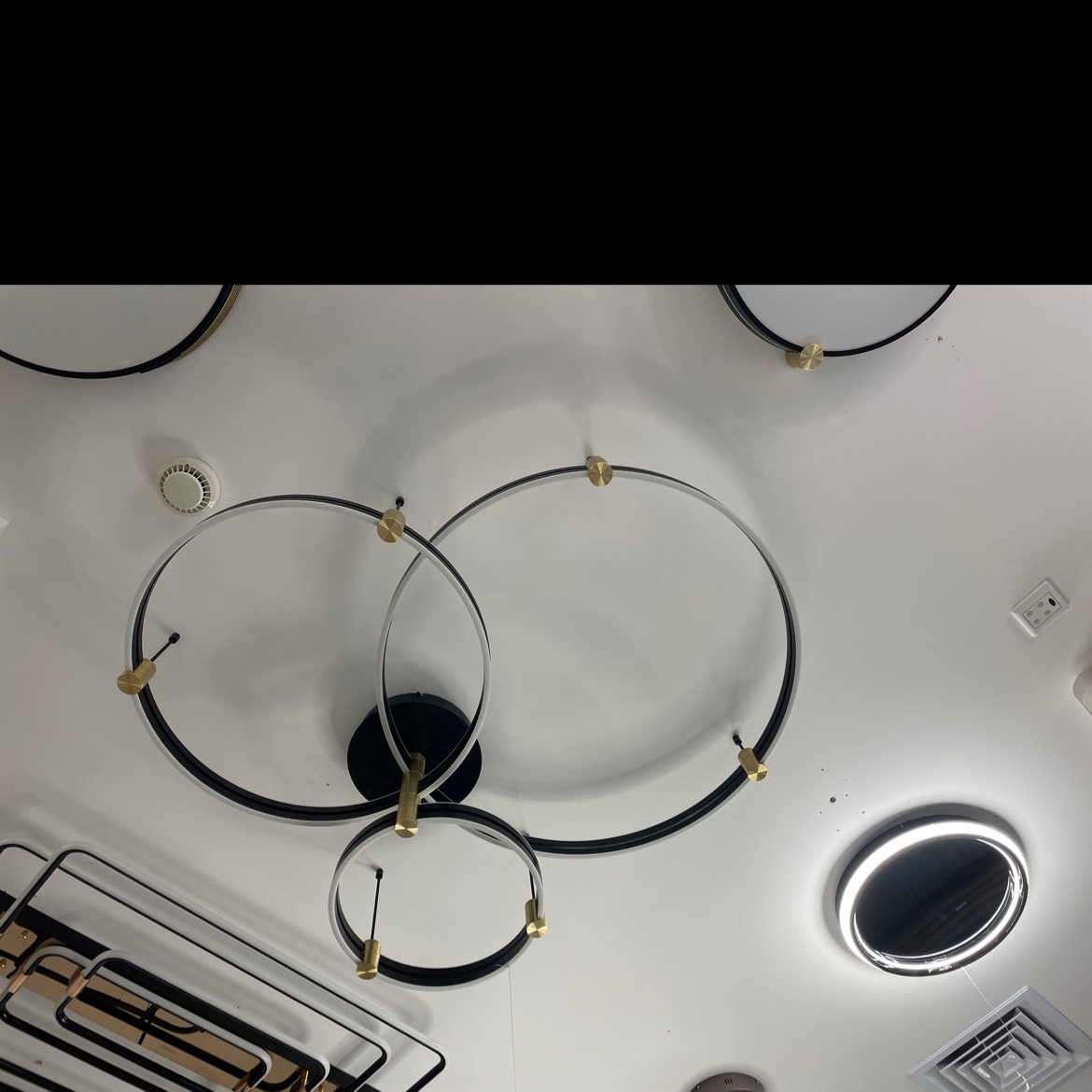Modern and simple living room lamps, Nordic ceiling lamps, smart home packages, bedroom lamps, ceiling-mounted chandeliers