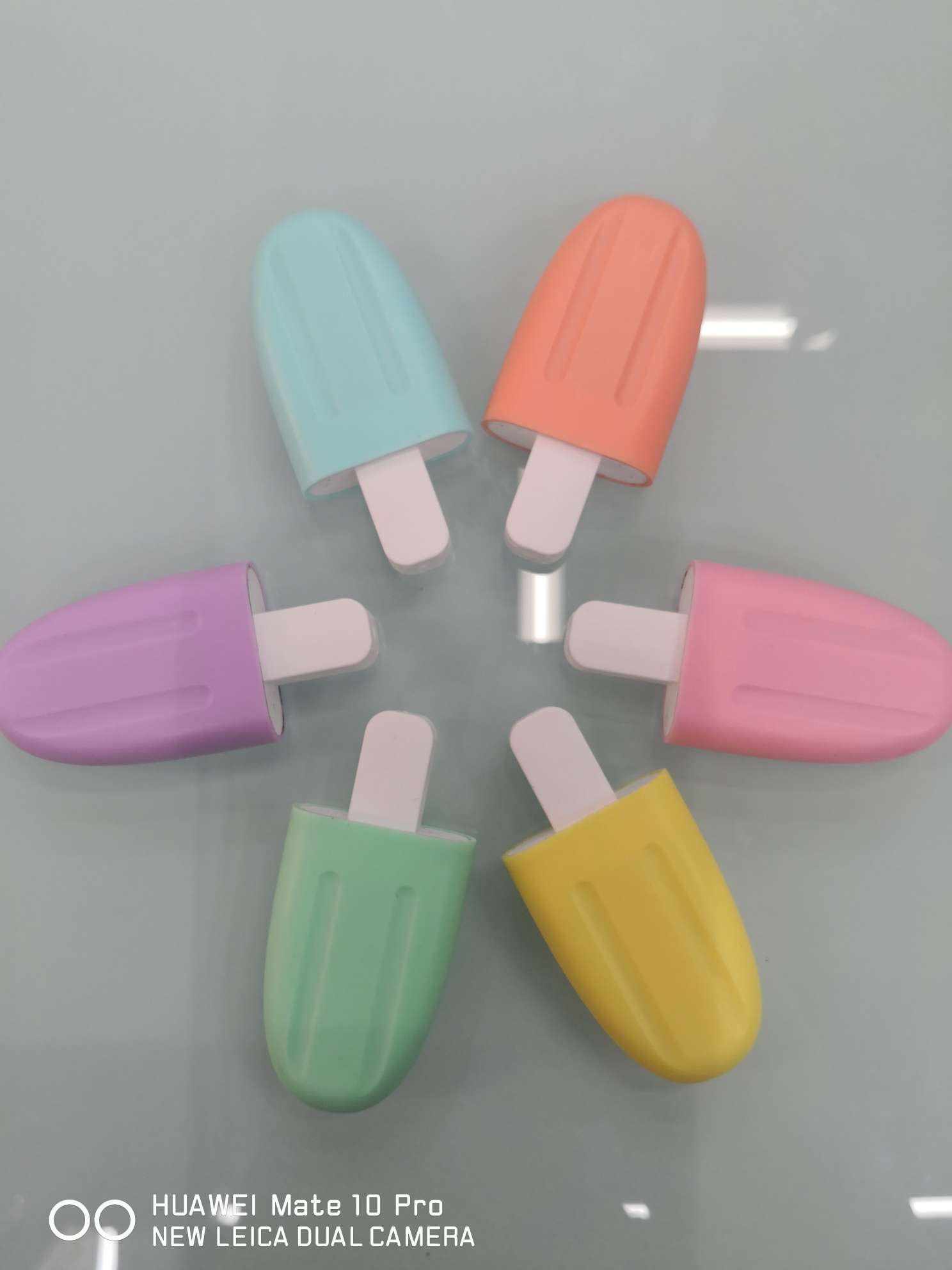 Yiwu Boyang Pen and Ink Products Store M-815-6 ice cream highlighter in PVC bags Specification image
