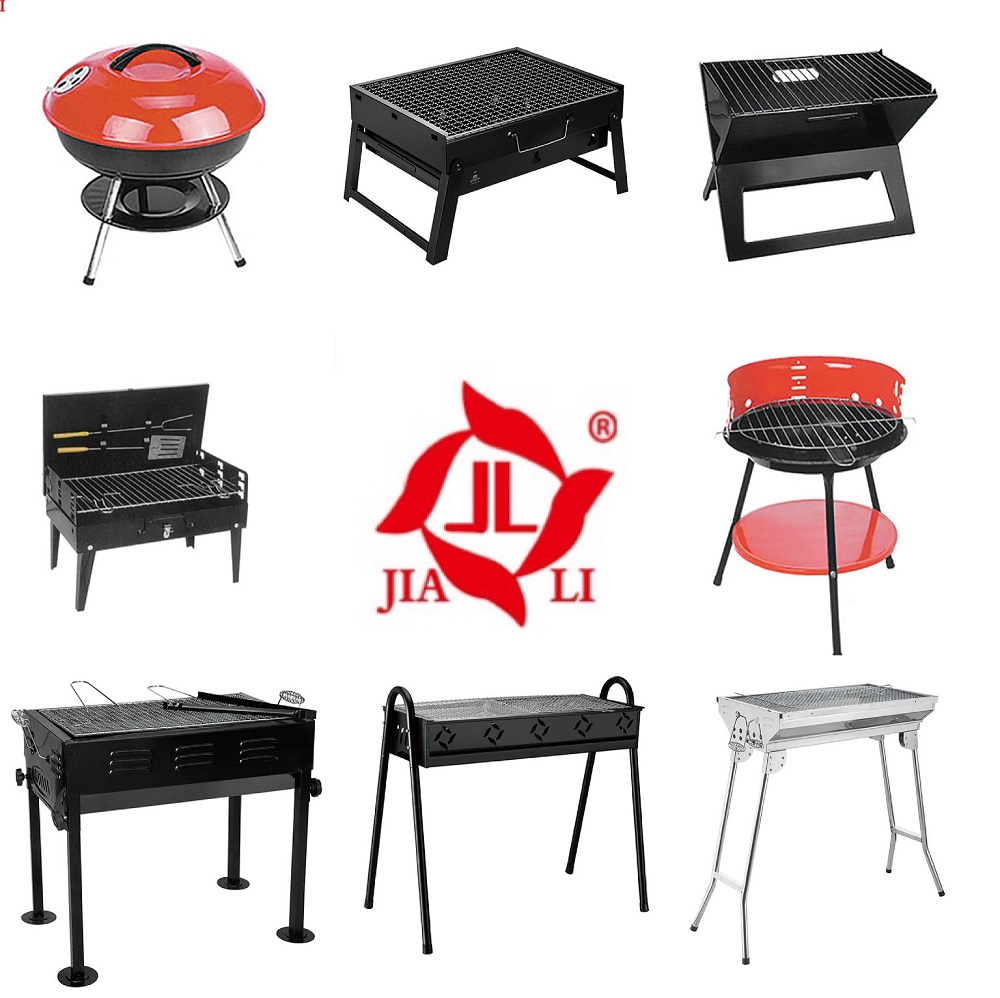 BBQ grill 多功能便携式烧烤炉 木碳烧烤炉