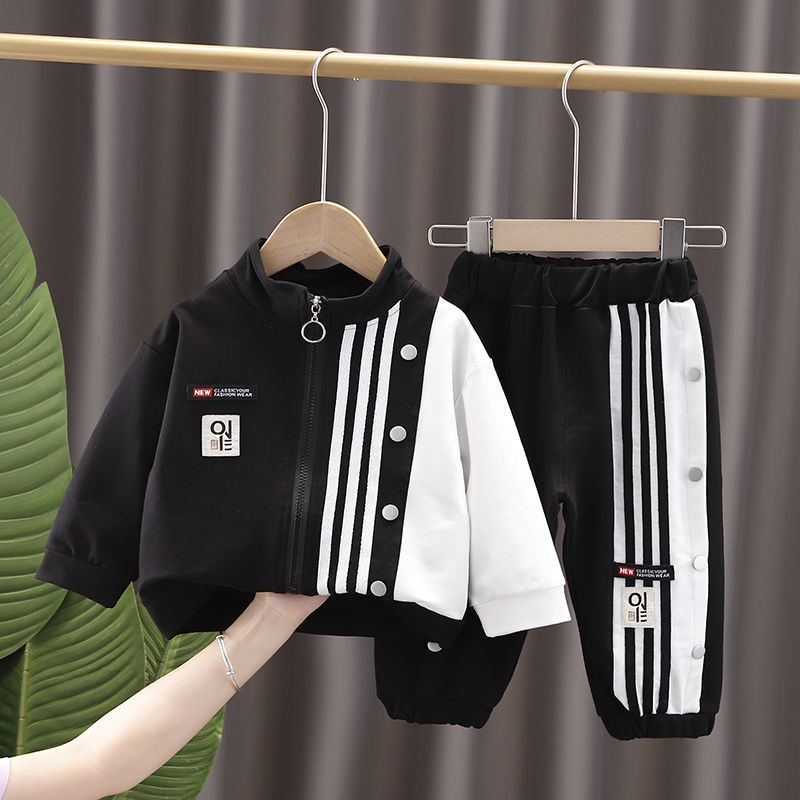 男童秋装套装2021新款帅气宝宝1-3-4岁5春秋儿童运动两件套潮童装产品图